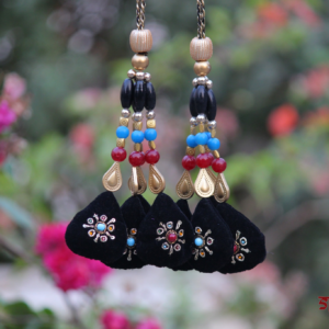 Noor Shahi Latkan Set with Multicolor Bead Embellishments (Luxury Ethnic Accessory)